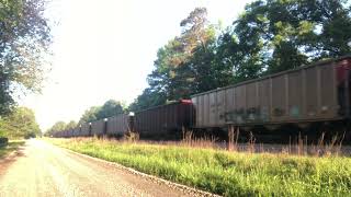 112 NB Empty CSX Coal Train Different Angle