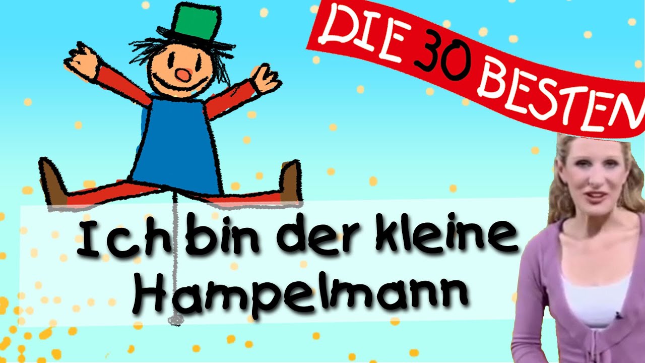 Ich bin der kleine Hampelmann Anleitung zum Bewegen Kinderlieder YouTube Ich bin der kleine Hampelmann Anleitung zum Bewegen Kinderlieder YouTube