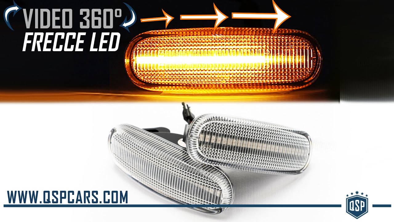 Frecce Laterali Dinamiche LED per Fiat, TEST Accensione a Scorrimento Sequenziale | QSPCARS Test