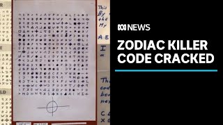 Zodiac killer code cracked by Australian mathematician 50 years after first murder | ABC News