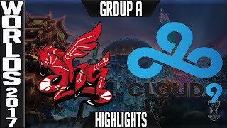 AHQ e-Sports Club vs Cloud 9 Highlights S7 World Championship 2017 Group A Day 2 Game 5 - AHQ vs C9