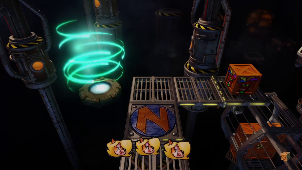Crash Bandicoot Generator Room All Boxes