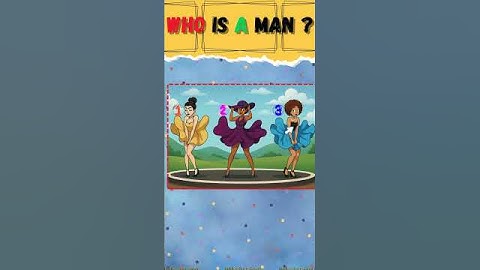 which of them is a man?👨🏼 #riddlechallenge #riddleoftheday #brainteasers #enigma #shorts