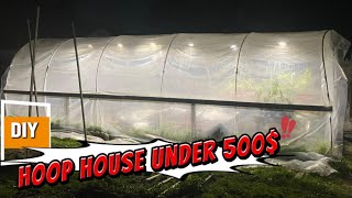 How to build a hoop house or greenhouse for your cannabis plants