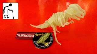 Let's assemble a Dinosaur Glow Bones Kit - Tyrannosaurus