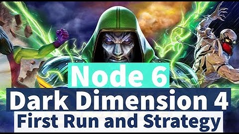 Dark Dimension 4: Node 6 - One Shot First Attempt! | DD4 Guide | Marvel Strike Force - Free to Play