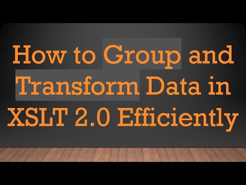 How to Group