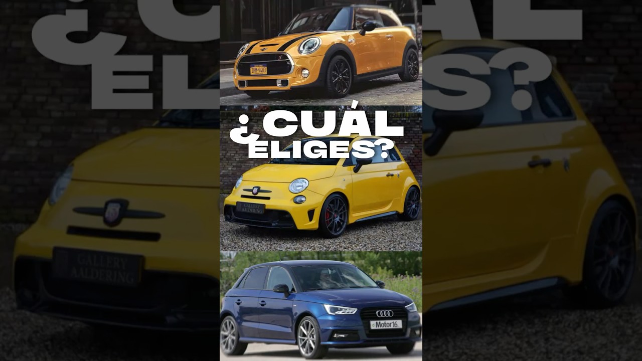 ¿Cuál de estos divertidos modelos os quedaríais?🚙🤔 #podcars #ranking #audi #mini #abarth