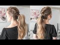 Triple Mohawk Braided Ponytail | Missy Sue