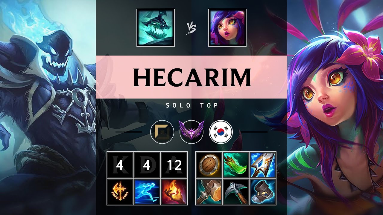 Hecarim Top vs Neeko - KR Master Patch 25.20