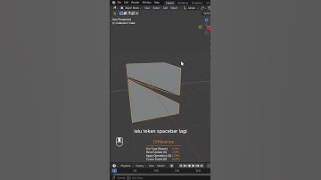 Ini dia cara slice object di Blender #3dblender #blender3d #tutorial3d #tutorial