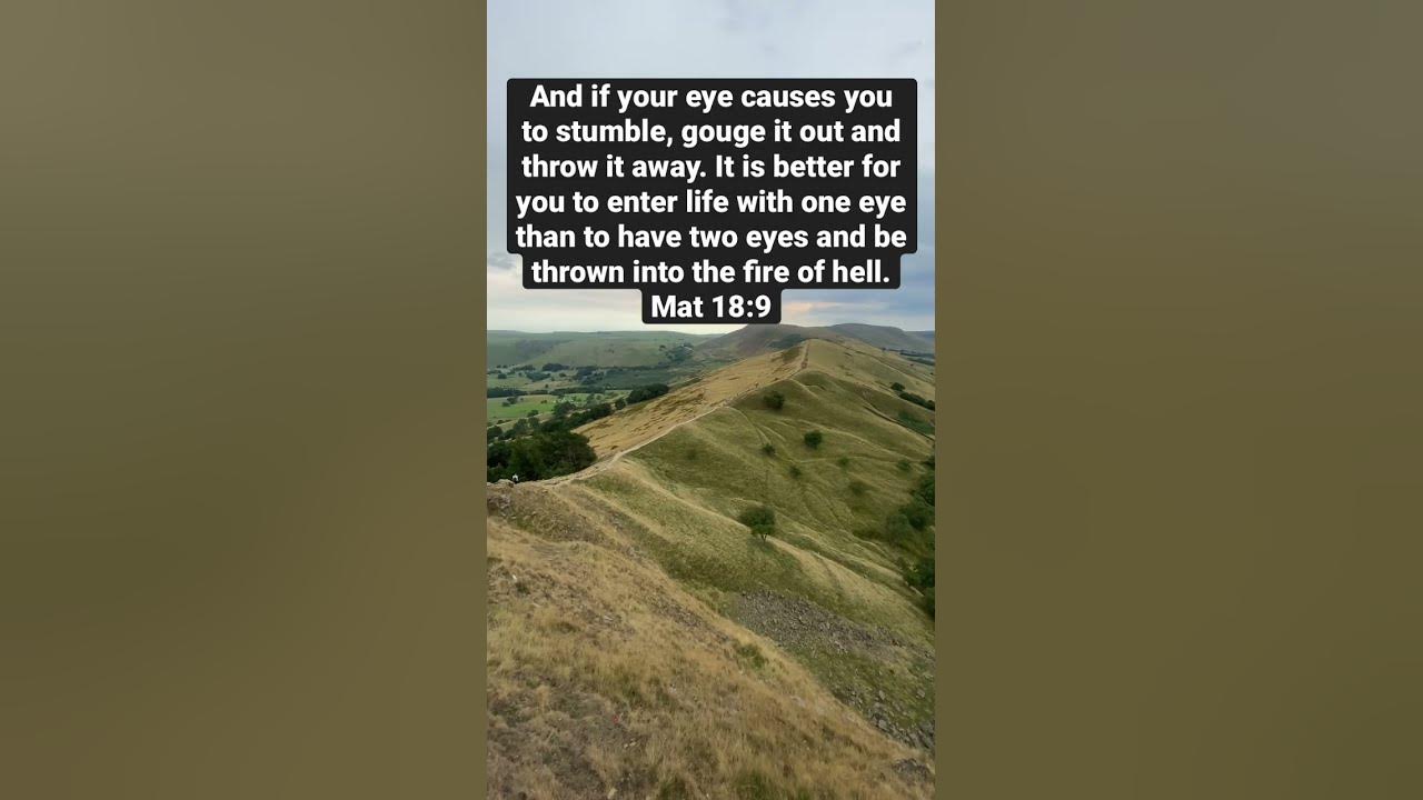 If your eye causes you to sin bibledaily youtube