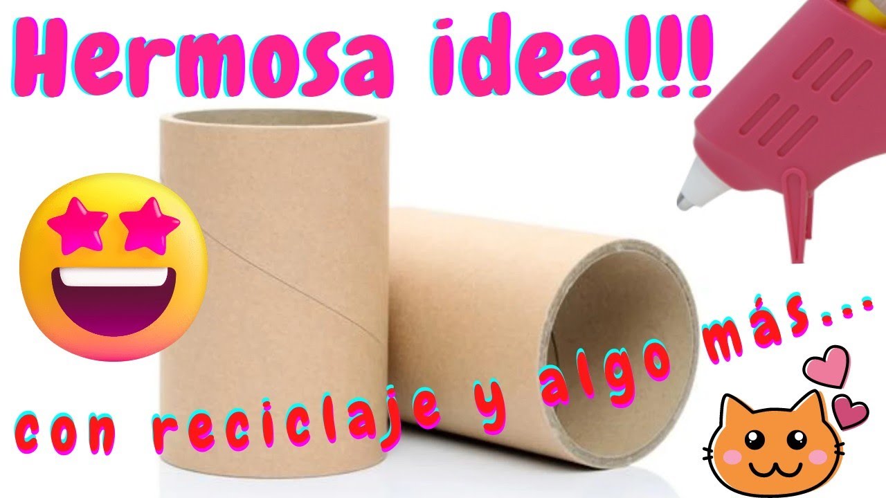 HERMOSA IDEA CON RECICLAJE Y ALGO MAS!!!