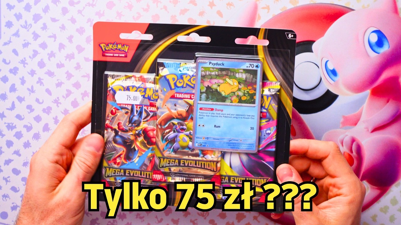 Tanie boostery Pokemon TCG 🔥 Mega Evolution Blister pack Psyduck Opening