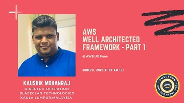AWS Well Architected Framework -Part 1