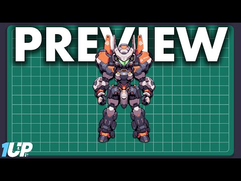 Thumbnail from 1-Up Games YouTube video called I tried Mech Builder while I wait for Gundam Breaker 4 | Preview