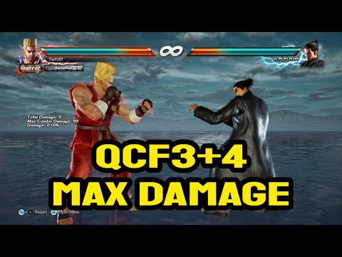 Paul's QCF3+4 Combos | 99 Damage (Outdated)