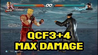 Paul's QCF3+4 Combos | 99 Damage (Outdated)