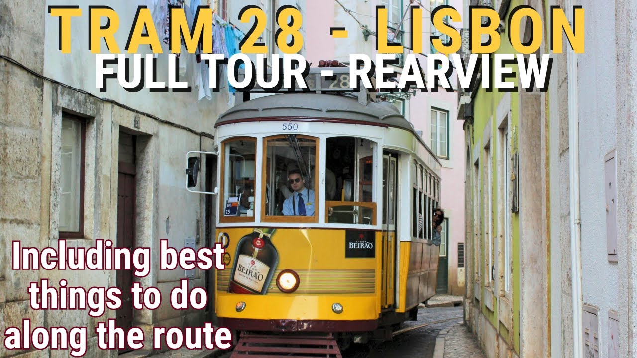 Exploring Lisbon's Iconic Tram 28: A Full Tour Experience! Rearview HD