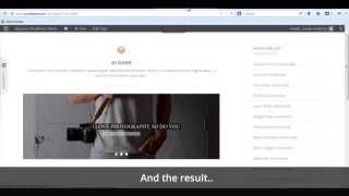 Big Junior - Adding sidebar to a page with default page template
