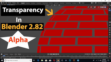 how does transparency work in blender 2.82 alpha  using eevee engine?