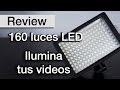 Luz de 160 LED para foto o video| Review en español |Producto Low Cost