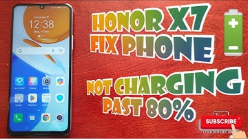 Honor 7X How to Fix Phone Not Charging Past 80% After Doing This it Will Fully Charge to 100%