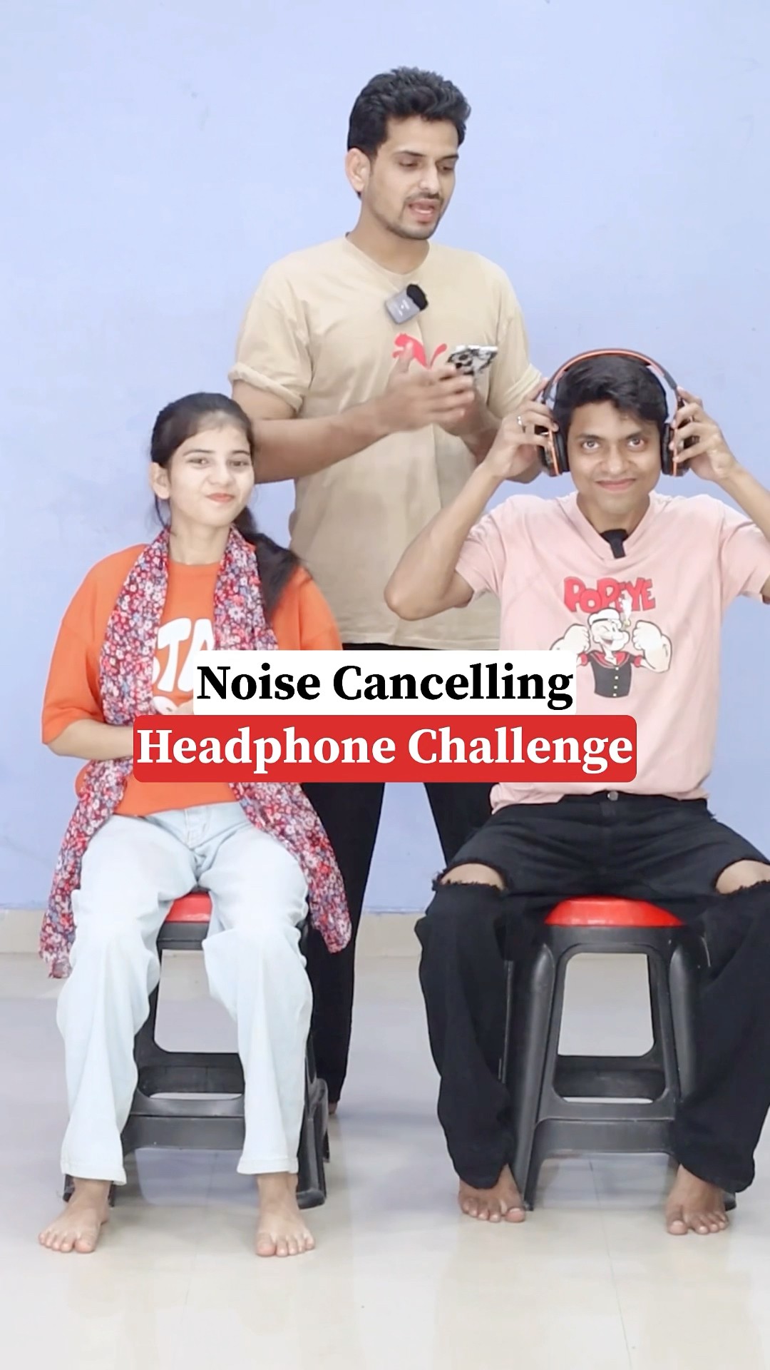 Noise Cancelling Headphone Challenge? #shorts