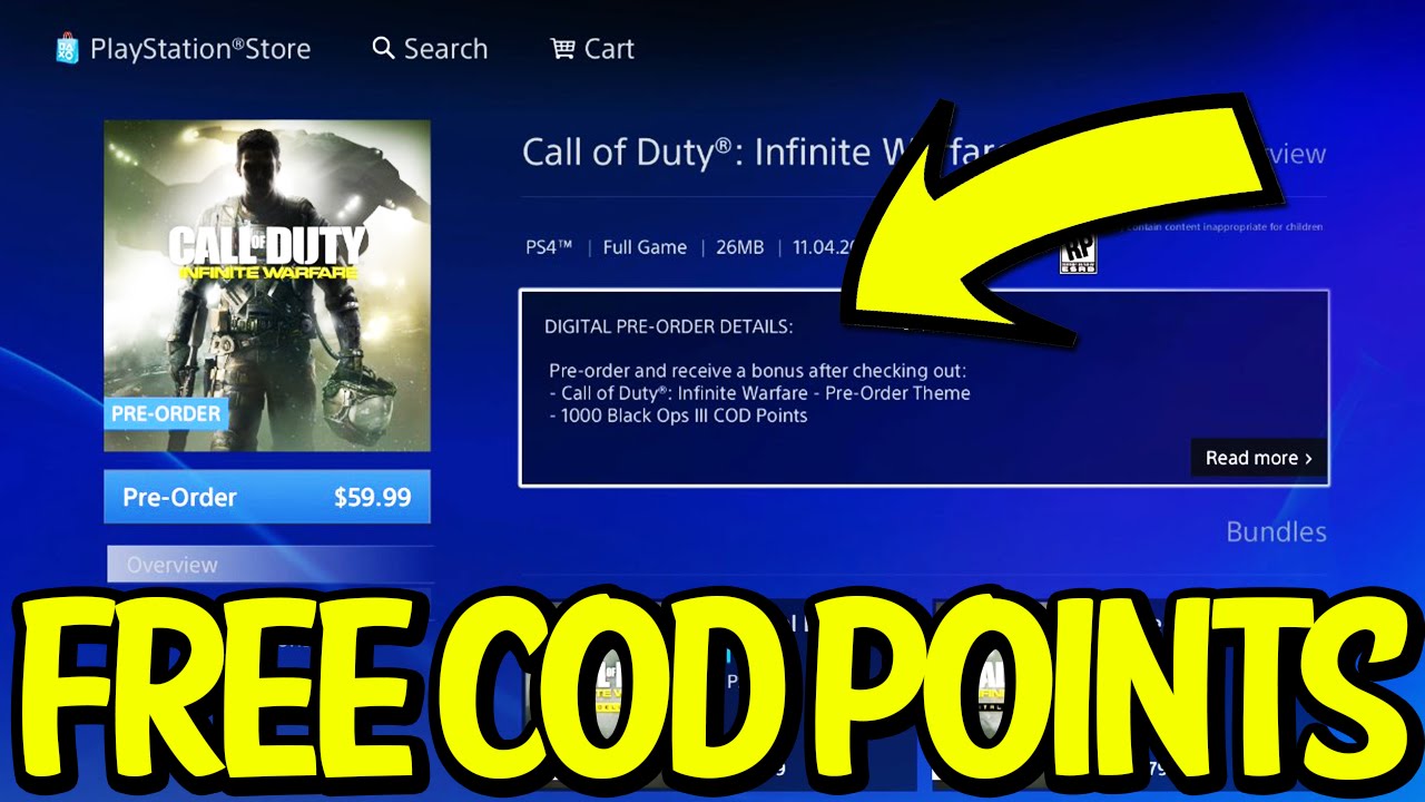 How To Get 1,000 FREE COD POINTS When Ordering "INFINITE ...