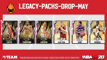 Legacy Showcase Series Pack [MyTeam Locker Code 5/25/20]
