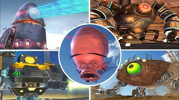 Monsters Vs Aliens All Bosses Fight (No Damage)