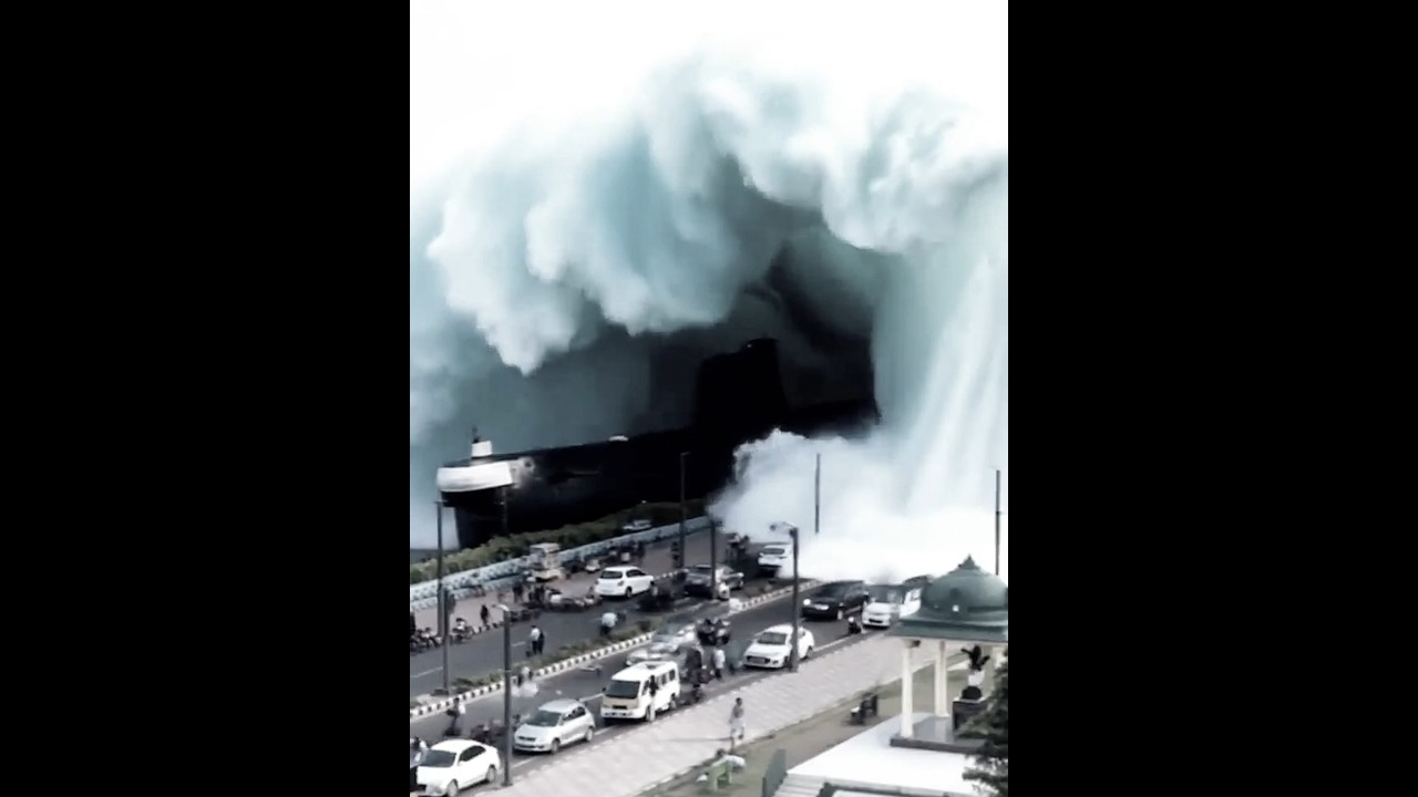 The Most Powerful Tsunami Ever 🌊 | 1720 Feet Mega Tsunami 