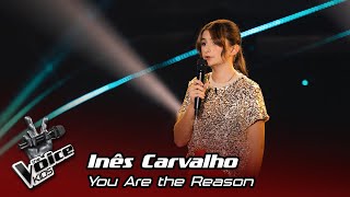 Inês Carvalho - "You Are the Reason" | Prova Cega | The Voice Kids Portugal