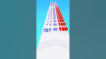 Merge Number - Number Run 3D lv240 #shorts #numberrun #foryou