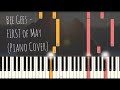 Bee Gees - First Of May (Piano Cover, Synthesia Tutorial)