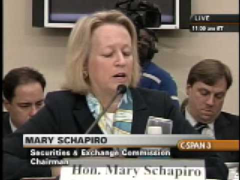 Hearing on the SEC and the Financial Crisis with Chairman Mary Shapiro