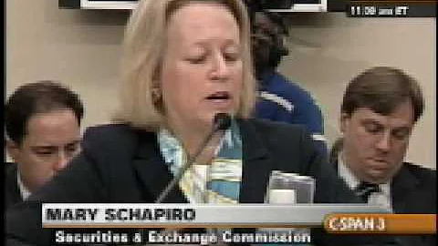 Hearing on the SEC and the Financial Crisis with C...