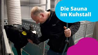 Eine Sauna im Kuhstall klingt erstmal ungewöhnlich – macht aber absolut Sinn. 🐄