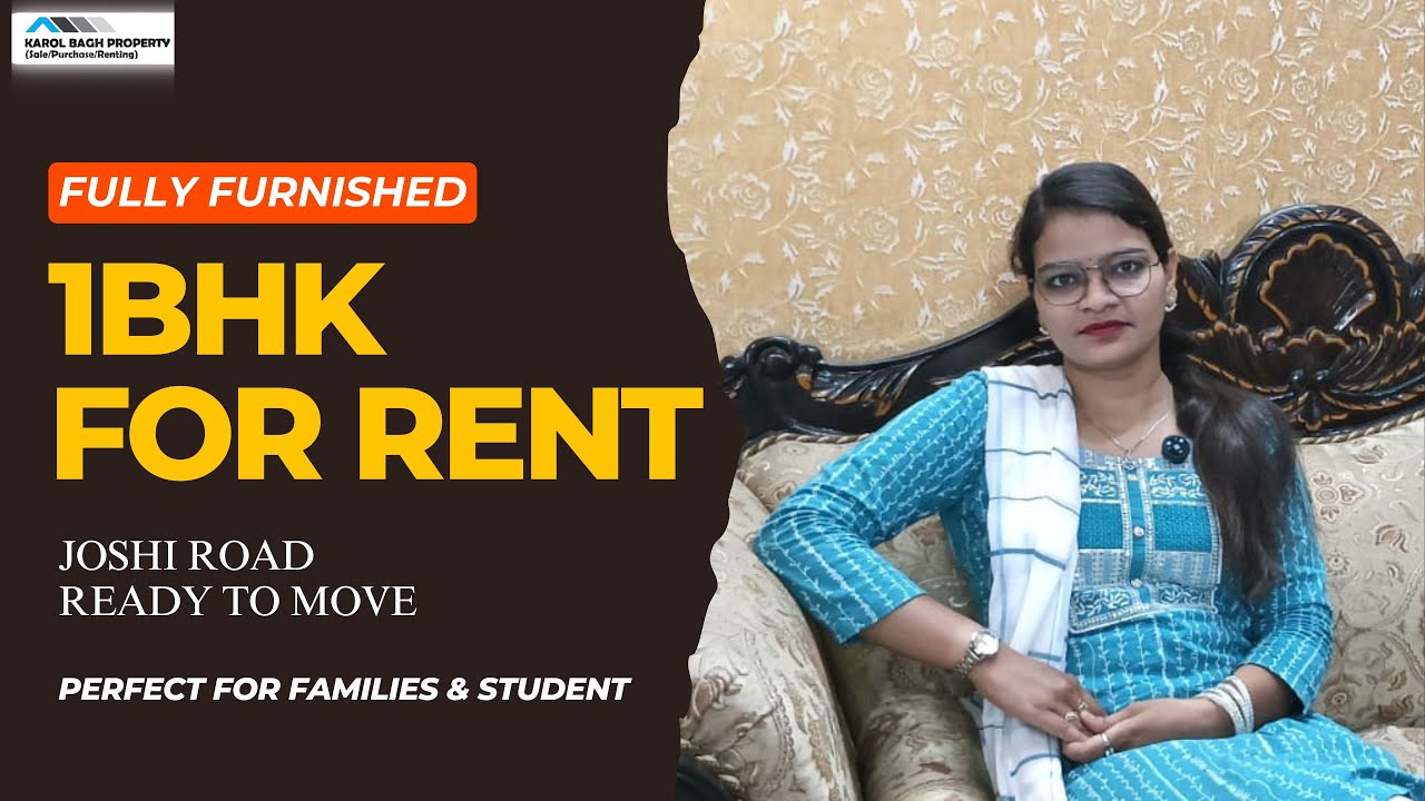 1 BHK Fully Furnished Flat for Rent on Joshi Road | Family & Student Friendly | 
