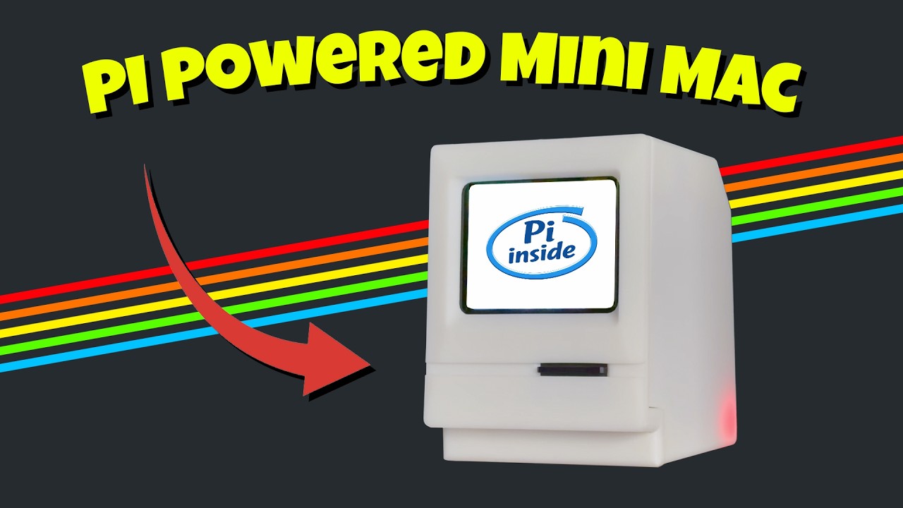 Я собрал миниатюрный классический Mac на базе Raspberry Pi.