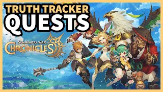 TRUTH TRACKER QUESTS  | Summoners War: Chronicles Let's Play
