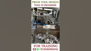 PROGRESSIVE DIE DESIGN IN TRAIL | TOOL AND DIE DESIGN #DIEDESIGN #cimdesign