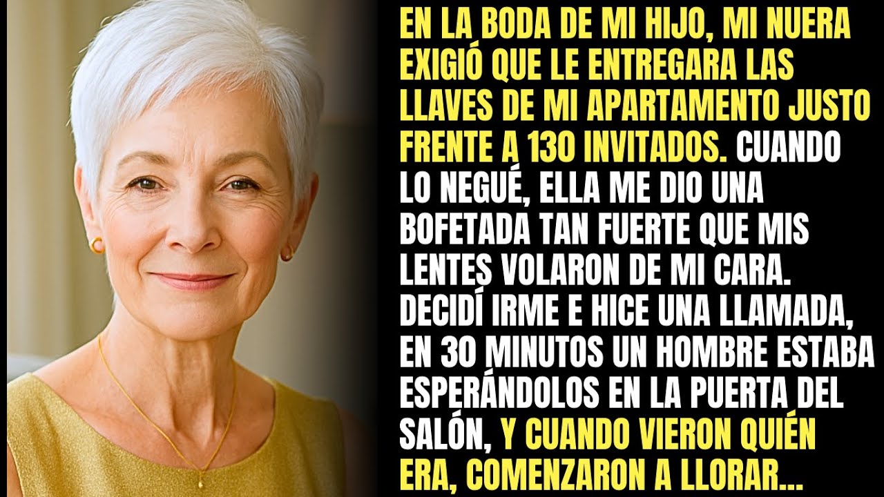 En La Boda De Mi Hijo, Mi Nuera Exigió Mi Apartamento. Negué, Ella Me Dio Una Bofetada. Yo Decidí...