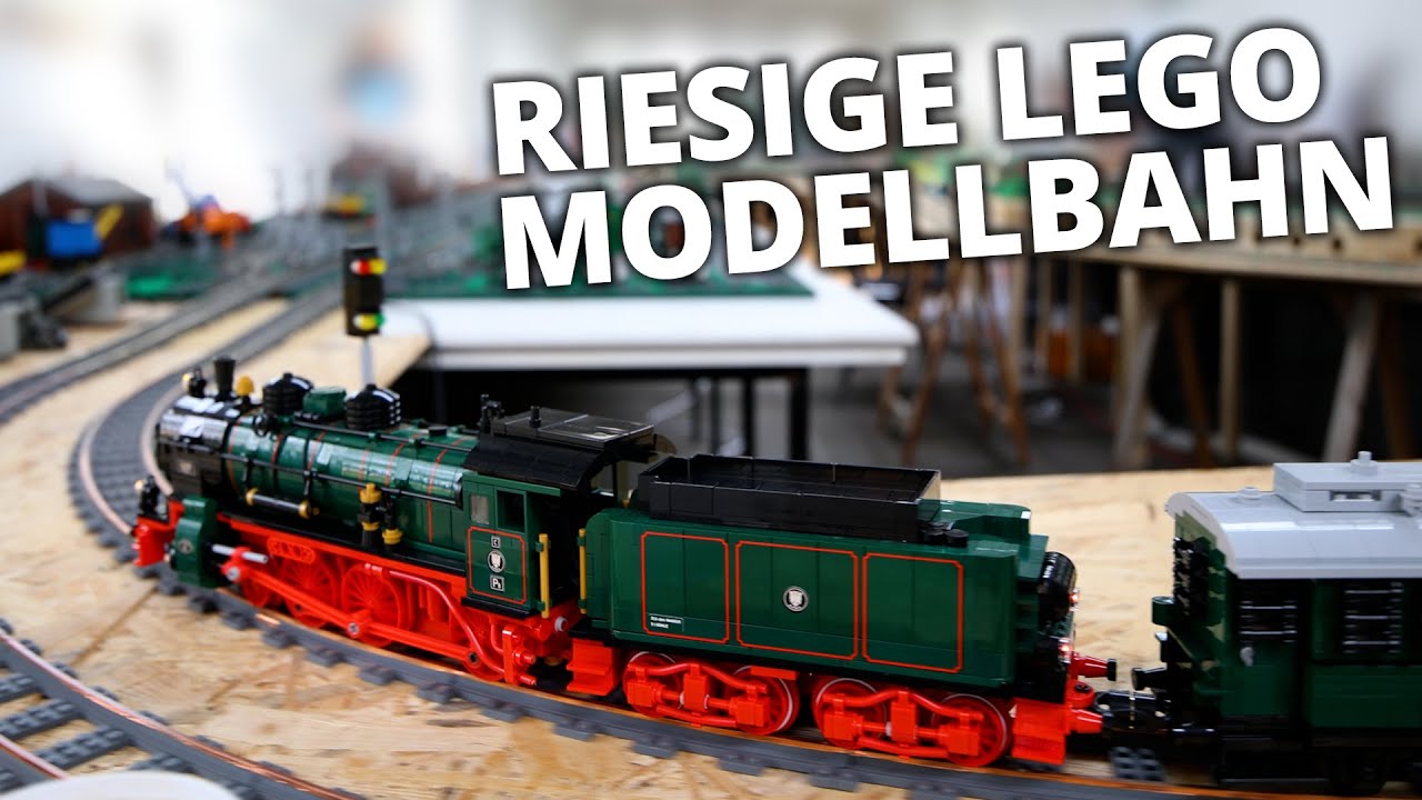 Bauspielbahn Treffen 2021 in Schkeuditz - Lego Eisenbahn auf 600qm