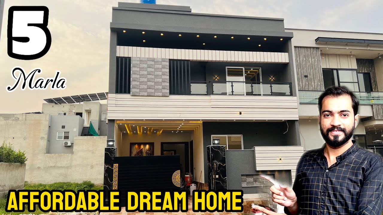 Affordable Dream Home: 5 Marla house design in Pakistan | 5 marla house in faisalabad