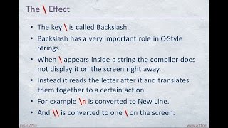 C# 104 - The Backslash Effect بالعربية (Dr. ANTF)
