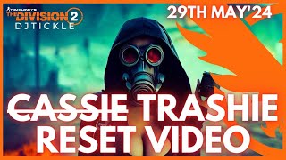 SECRET VENDOR RESET! CASSIE! 29TH MAY 2024! #thedivision2