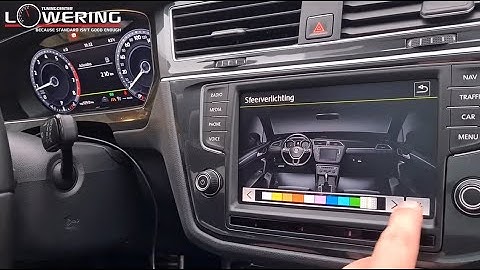 Coding 10 colors interior lighting and Mediasystem VW Tiguan