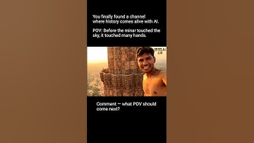 POV: Qutub Minar Under Construction #shorts #QutubMinar #IndianHistory #youtubeshorts #historyshorts