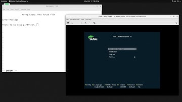 Recovery of Fstab File